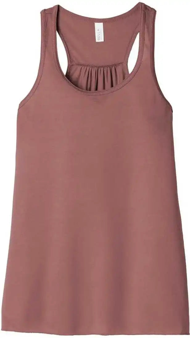 Bella + Canvas 8800 Women’s Flowy Racerback Tank - Mauve