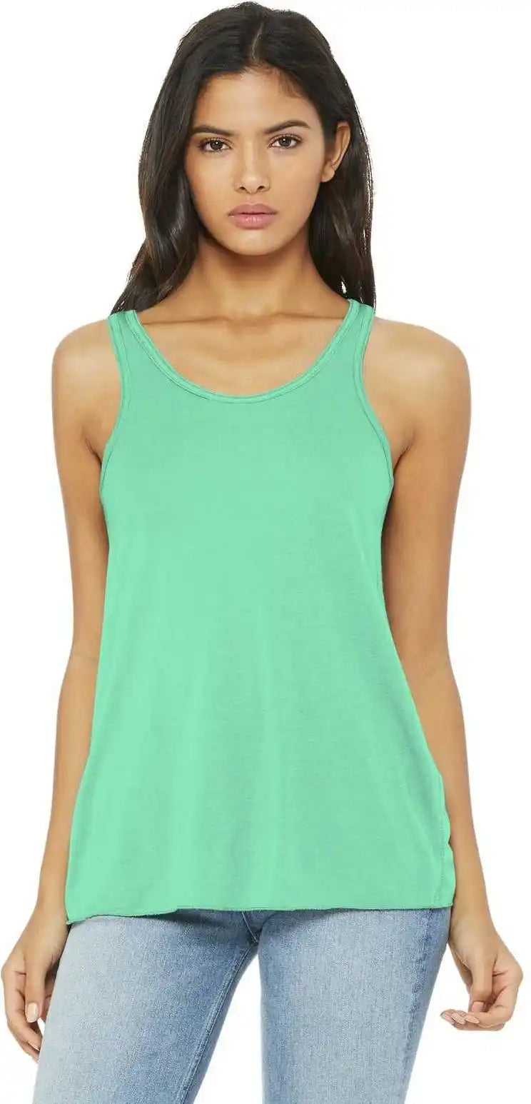 Bella + Canvas 8800 Women’s Flowy Racerback Tank Mint