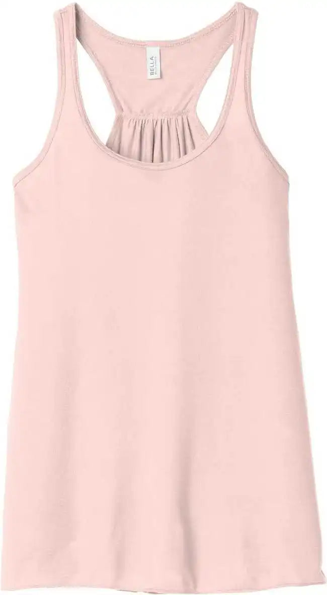 Bella + Canvas 8800 Women’s Flowy Racerback Tank Soft Pink
