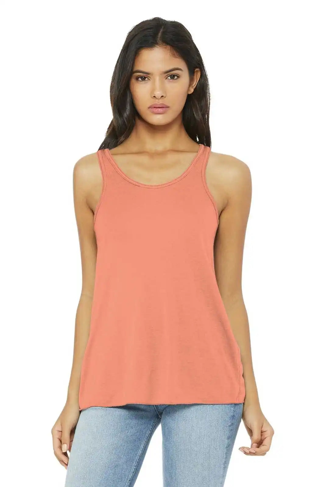 Bella + Canvas 8800 Women’s Flowy Racerback Tank Sunset