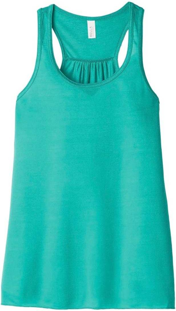 Bella + Canvas 8800 Women’s Flowy Racerback Tank - Teal