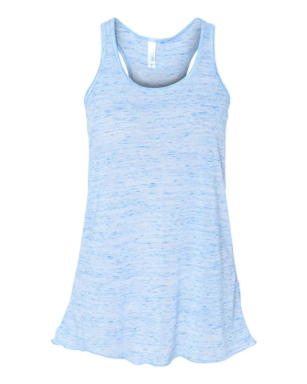 Bella + Canvas 8800bl Women’s Flowy Racerback Tank - 8800 - Blue Marble - Ladies Xs