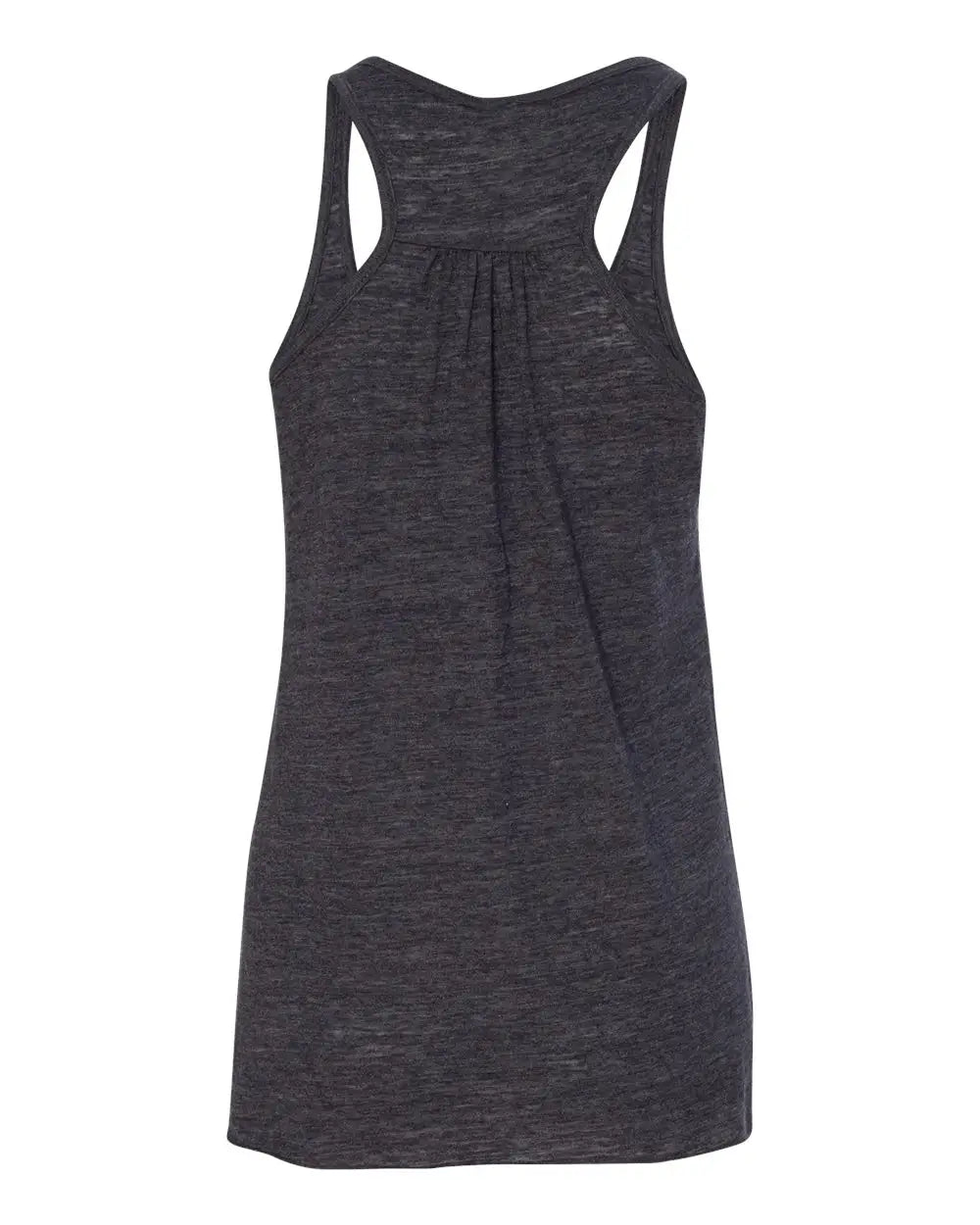 Bella + Canvas 8800bl Women’s Flowy Racerback Tank - 8800 - Charcoal Black Slub - Ladies s