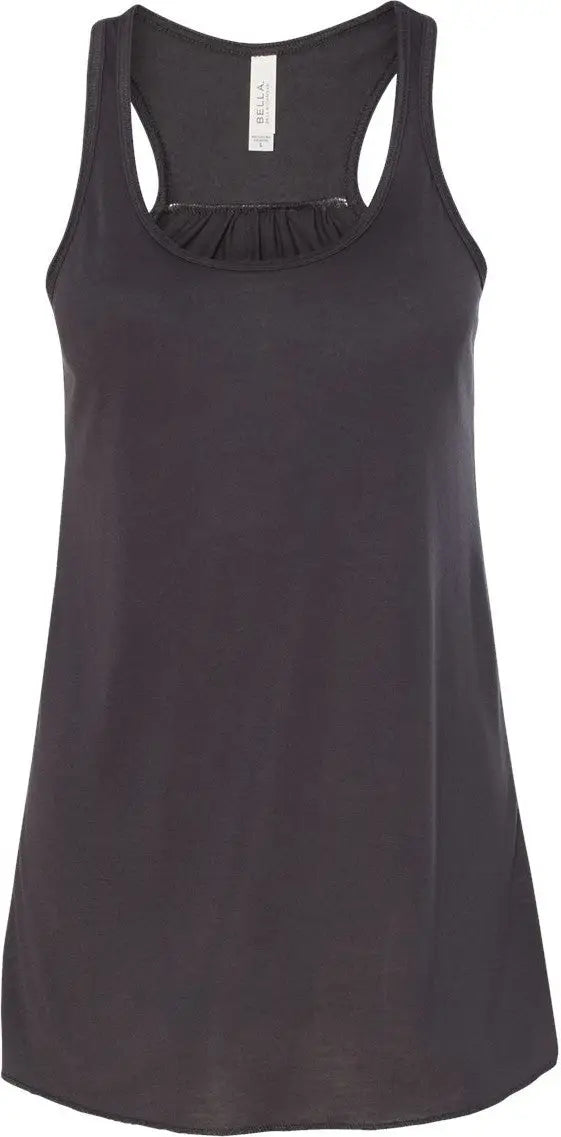 Bella + Canvas 8800bl Women’s Flowy Racerback Tank - 8800 - Dark Gray