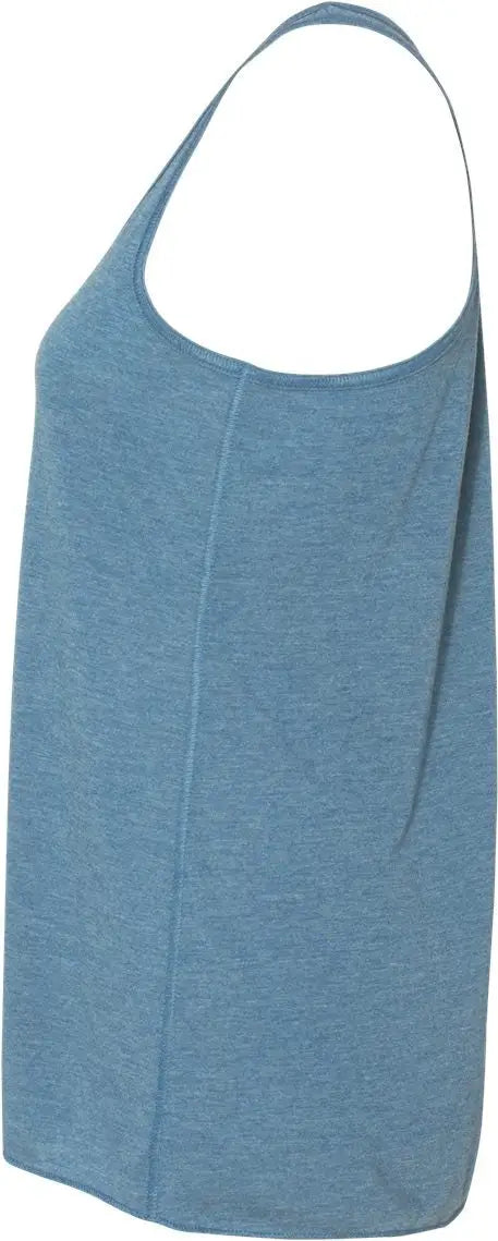 Bella + Canvas 8800bl Women’s Flowy Racerback Tank - 8800 - Heather Deep Teal