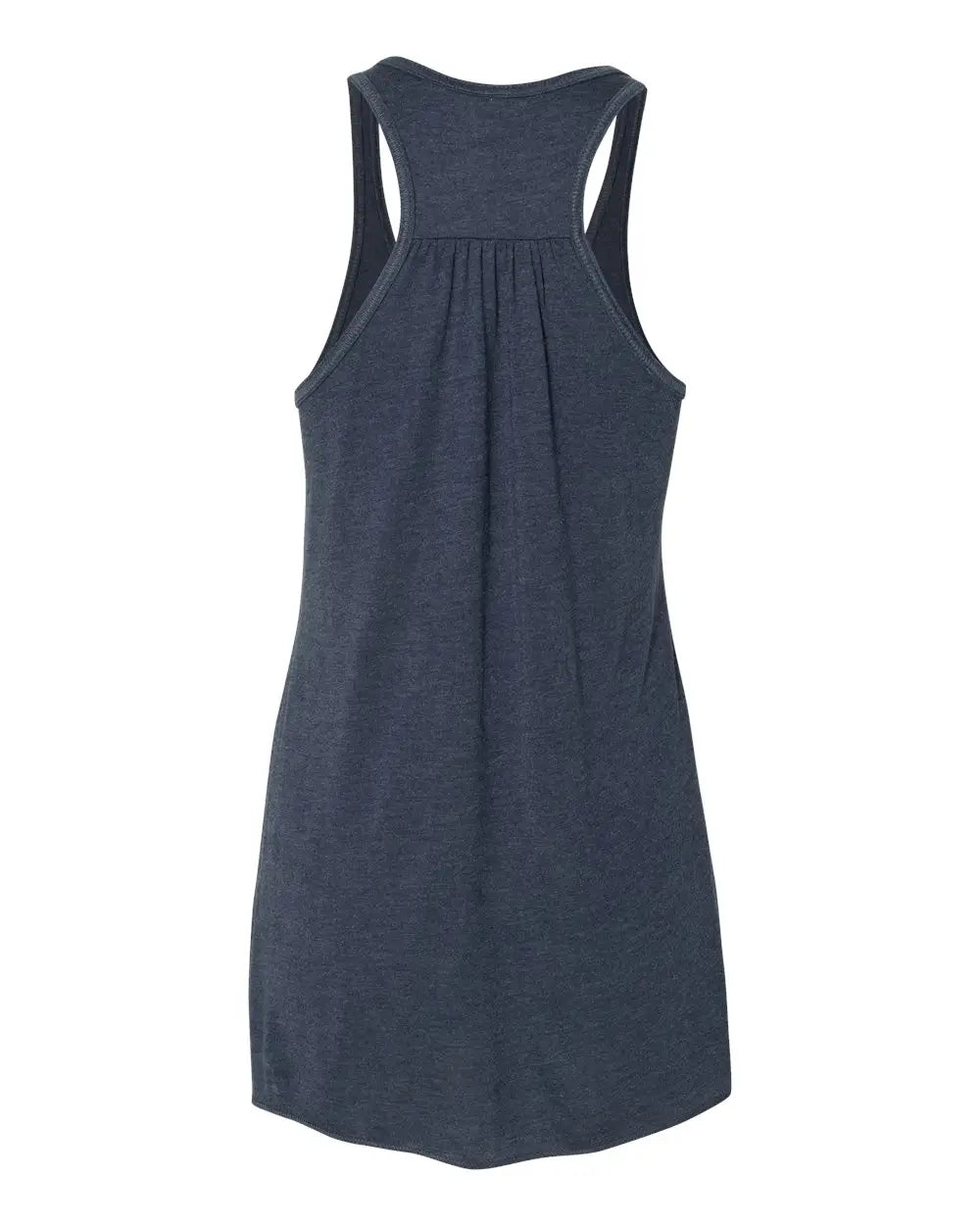 Bella + Canvas 8800bl Women’s Flowy Racerback Tank - 8800 - Heather Navy