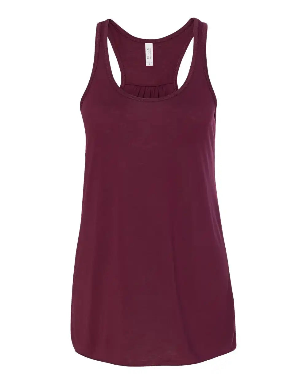 Bella + Canvas 8800bl Women’s Flowy Racerback Tank - 8800 - Maroon - Xs