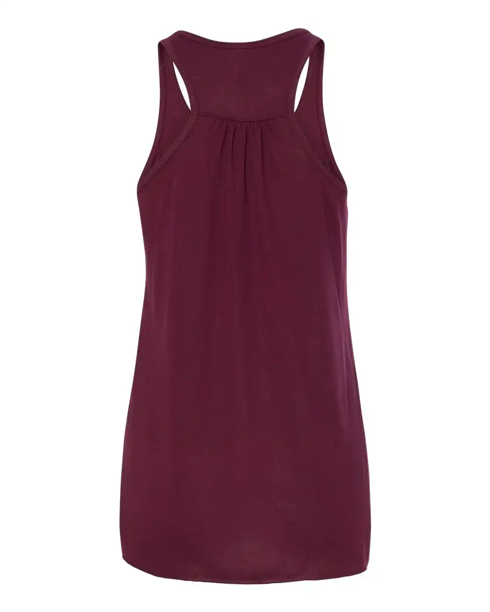 Bella + Canvas 8800bl Women’s Flowy Racerback Tank - 8800 - Maroon