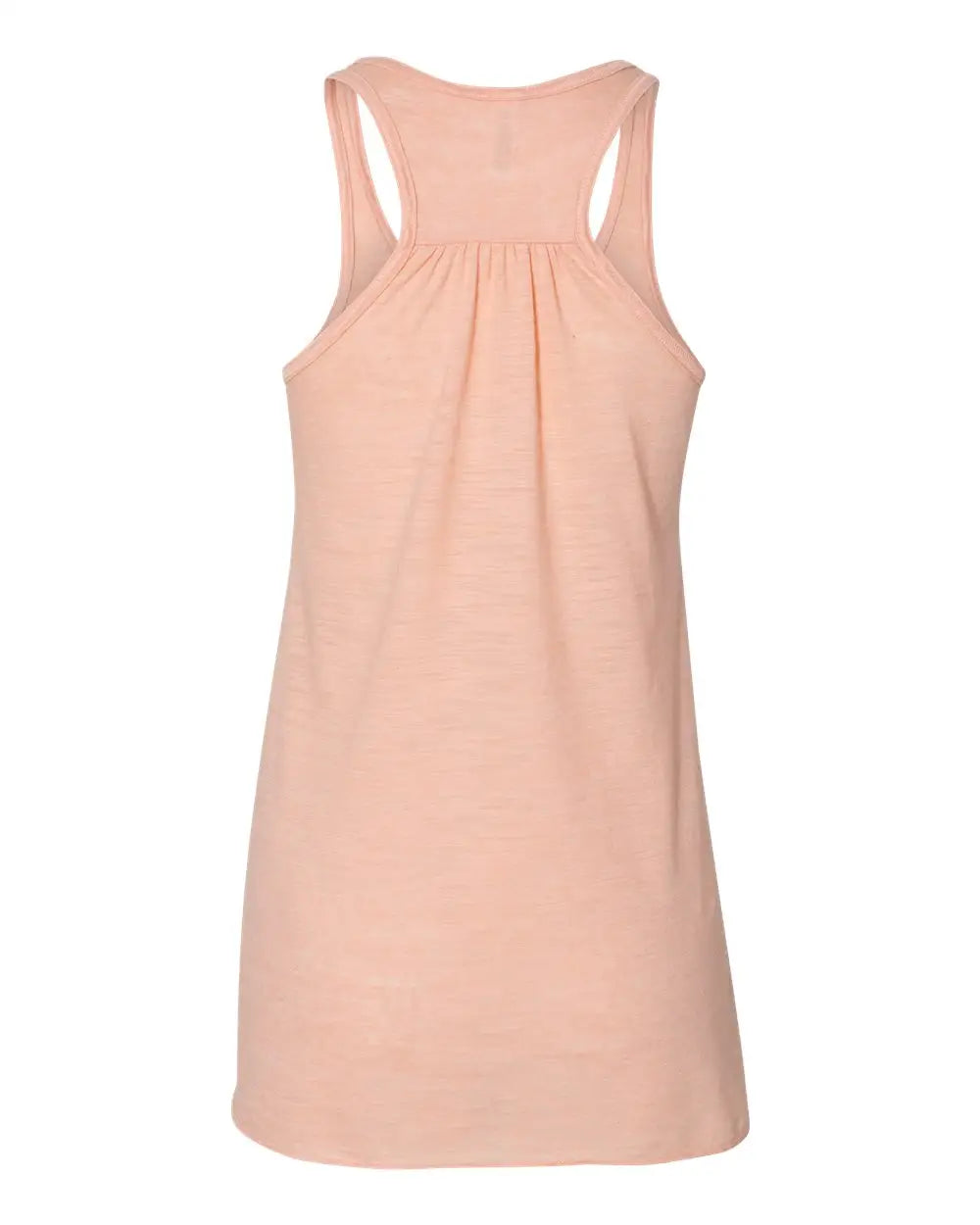 Bella + Canvas 8800bl Women’s Flowy Racerback Tank - 8800 - Peach Slub - Ladies Xs