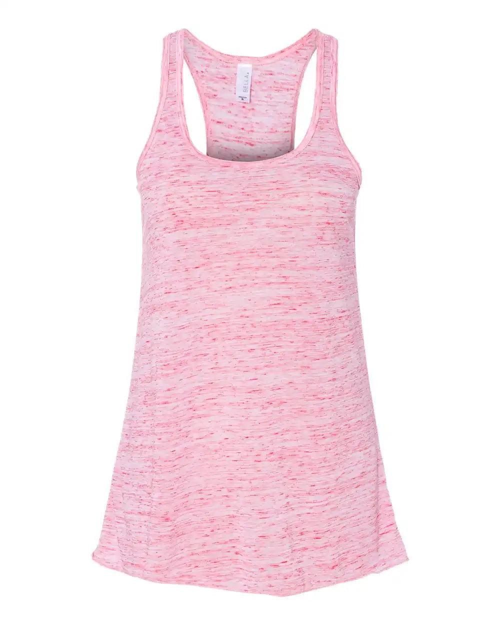 Bella + Canvas 8800bl Women’s Flowy Racerback Tank - 8800 - Red Marble