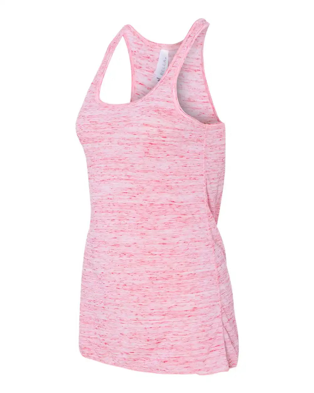 Bella + Canvas 8800bl Women’s Flowy Racerback Tank - 8800 - Red Marble - Xs