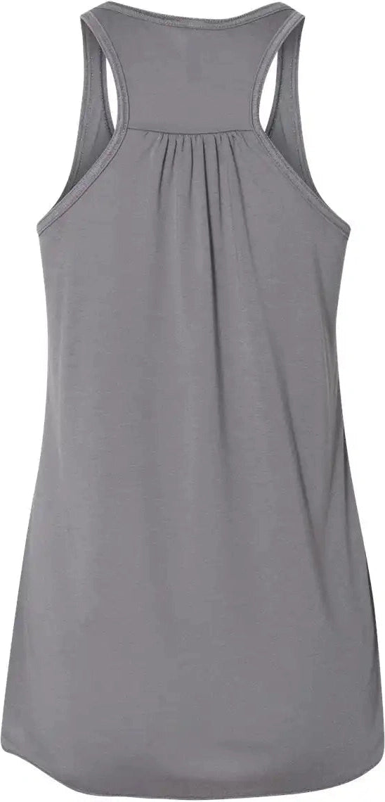 Bella + Canvas 8800bl Women’s Flowy Racerback Tank - 8800 - Storm - Xs