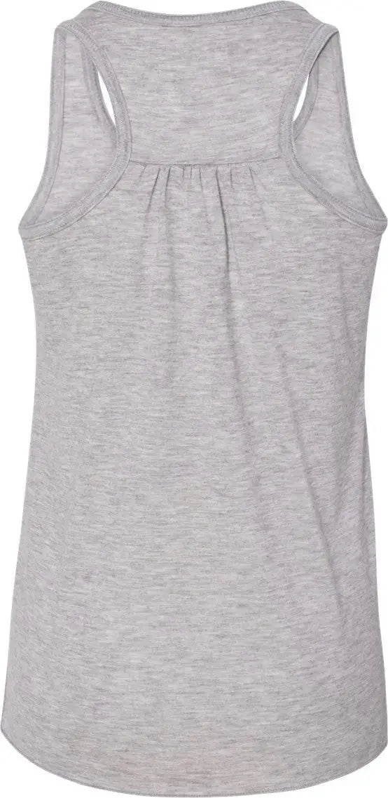 Bella + Canvas 8800y Youth Flowy Racerback Tank - Athletic Heather - Gray / s