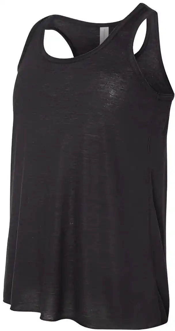Bella + Canvas 8800y Youth Flowy Racerback Tank Black