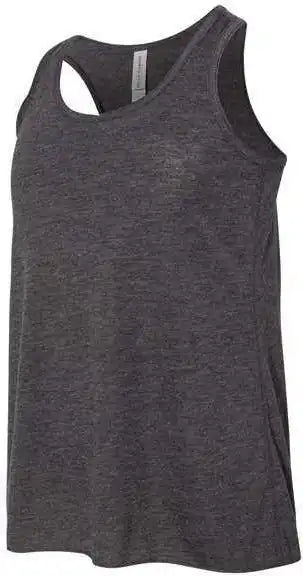 Bella + Canvas 8800y Youth Flowy Racerback Tank - Dark Grey Heather