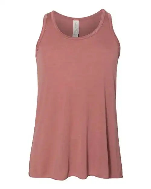 Bella + Canvas 8800y Youth Flowy Racerback Tank - Mauve