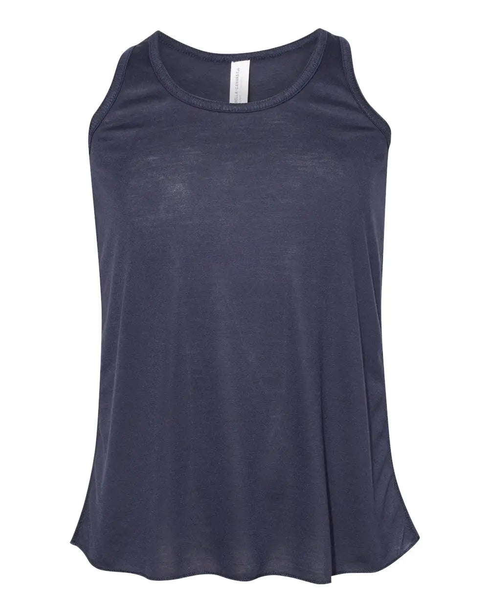 Bella + Canvas 8800y Youth Flowy Racerback Tank - Midnight - Navy / s