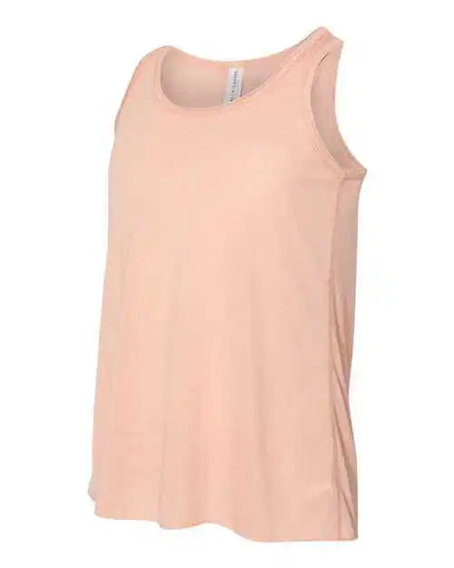 Bella + Canvas 8800y Youth Flowy Racerback Tank - Peach