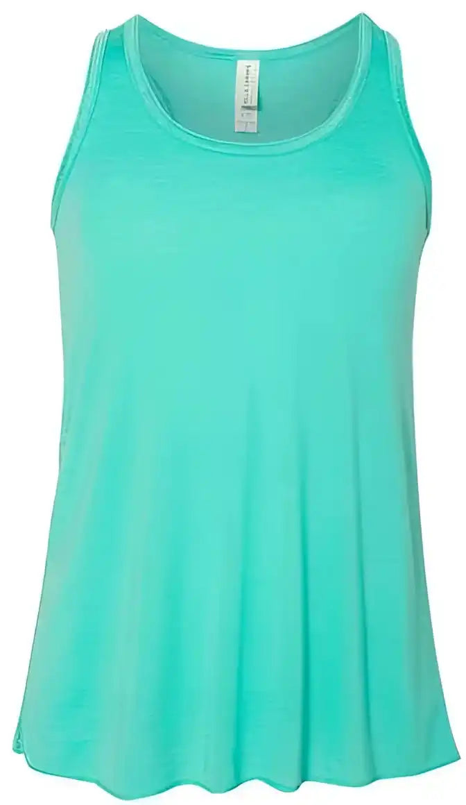 Bella + Canvas 8800y Youth Flowy Racerback Tank - Teal