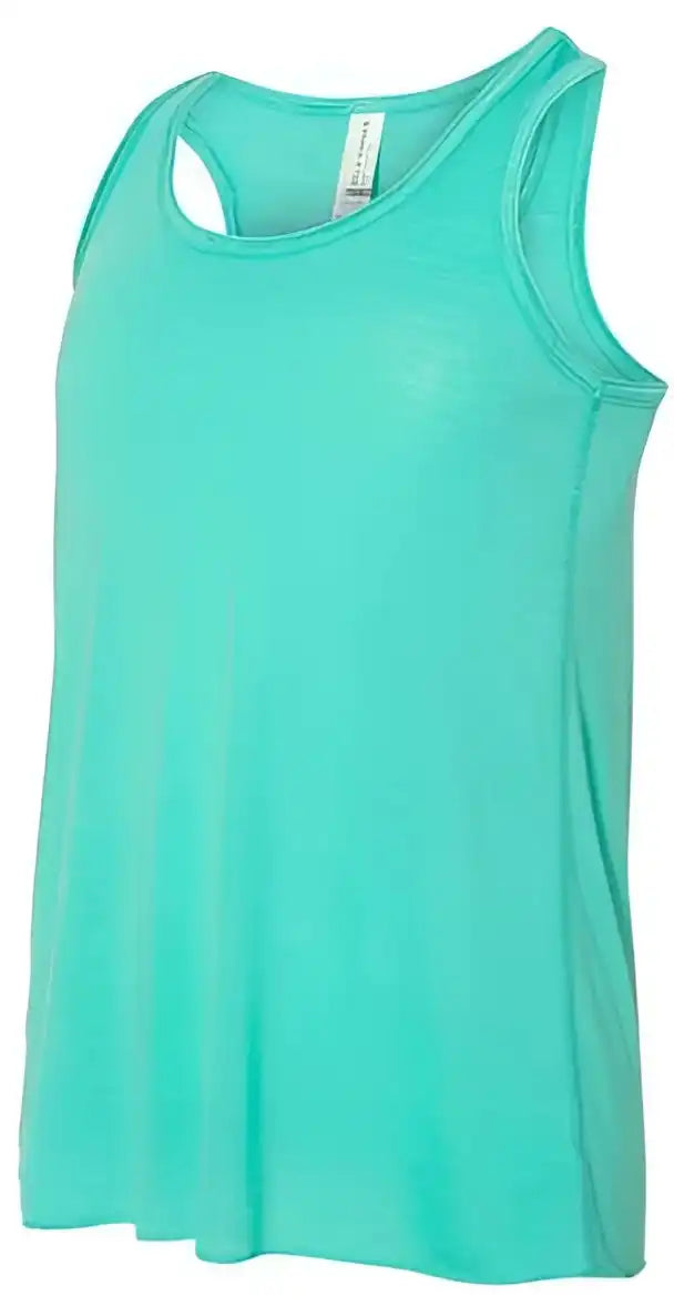 Bella + Canvas 8800y Youth Flowy Racerback Tank - Teal