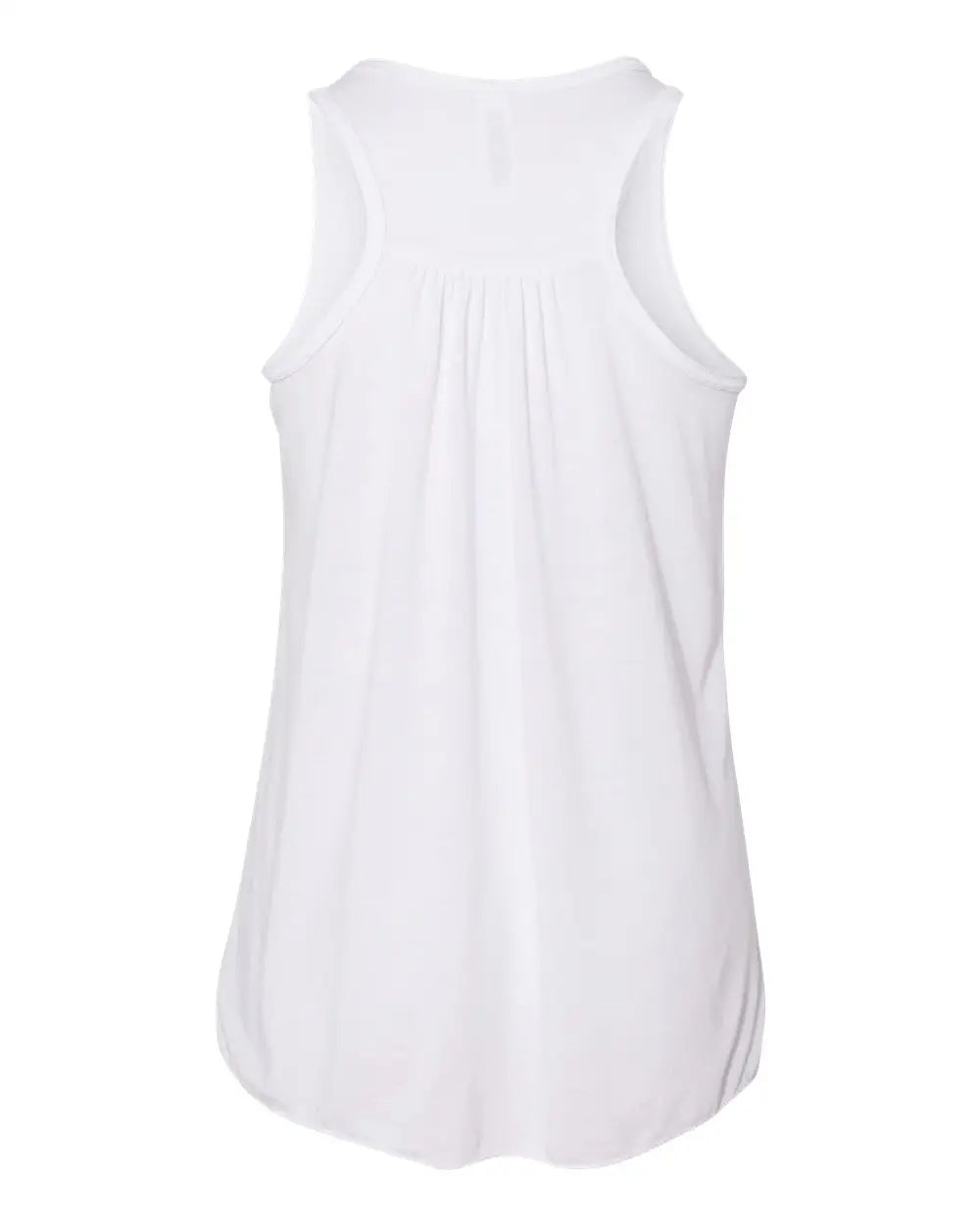 Bella + Canvas 8800y Youth Flowy Racerback Tank - White