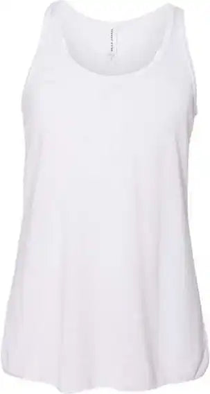 Bella + Canvas 8800y Youth Flowy Racerback Tank White