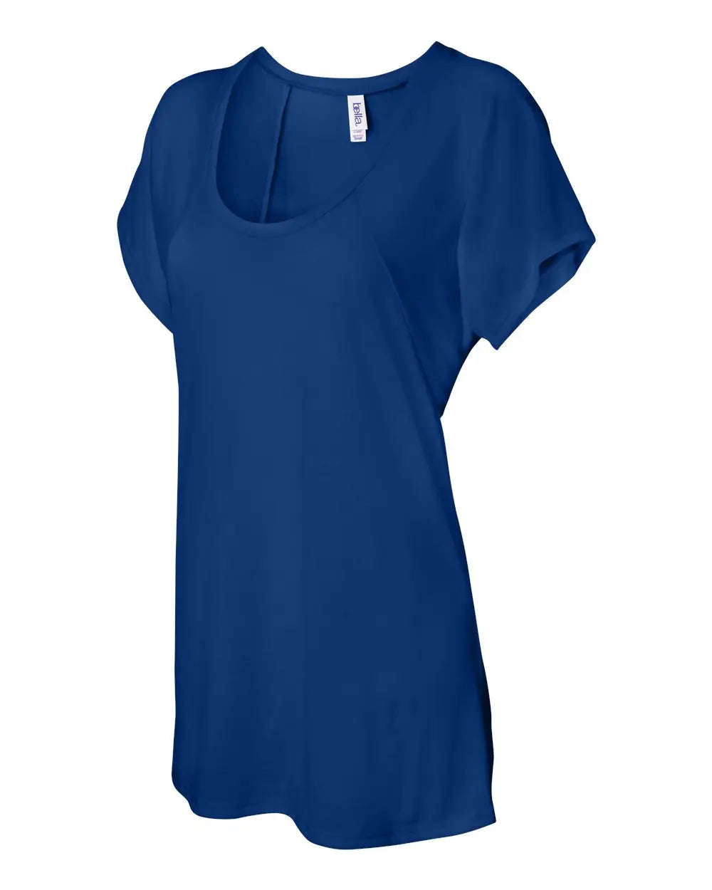 Bella + Canvas 8801b Women’s Flowy Raglan Tee - 8801 - True Royal - Ladies s