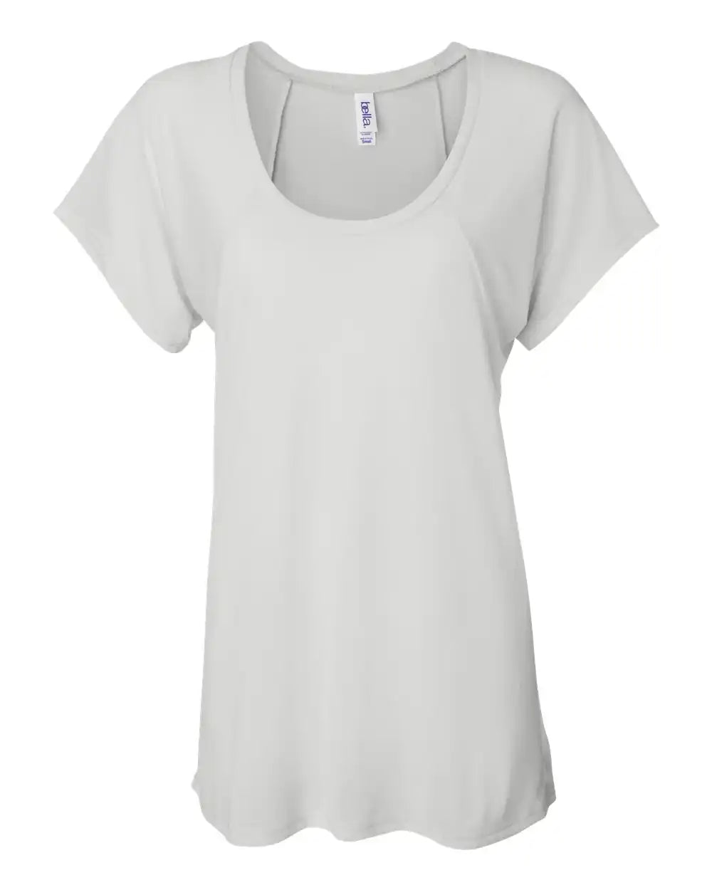 Bella + Canvas 8801b Women’s Flowy Raglan Tee - 8801 - White