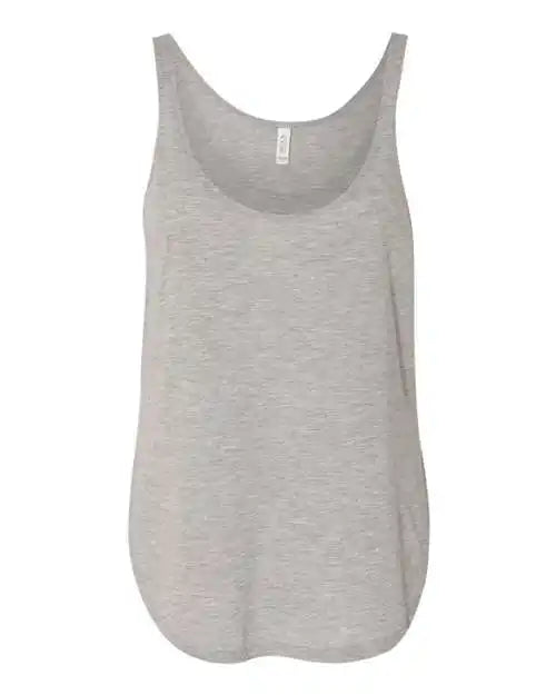 Bella + Canvas 8802 Women’s Flowy Tank with Side Slit Athletic Heather