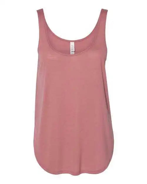 Bella + Canvas 8802 Women’s Flowy Tank with Side Slit - Mauve