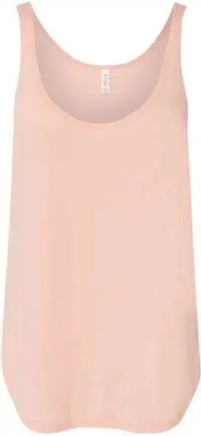 Bella + Canvas 8802 Women’s Flowy Tank with Side Slit Peach