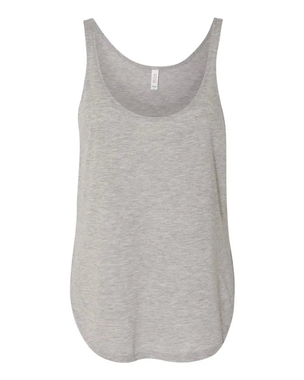 Bella + Canvas 8802b Women’s Flowy Tank with Side Slit - 8802 - Athletic Heather - Ladies s