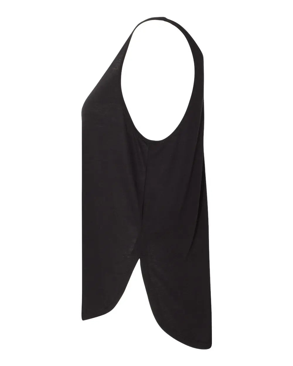 Bella + Canvas 8802b Women’s Flowy Tank with Side Slit - 8802 - Black