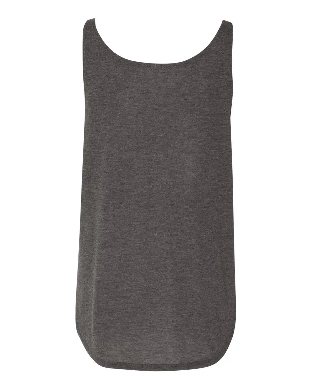 Bella + Canvas 8802b Women’s Flowy Tank with Side Slit - 8802 - Dark Gray Heather - Ladies s
