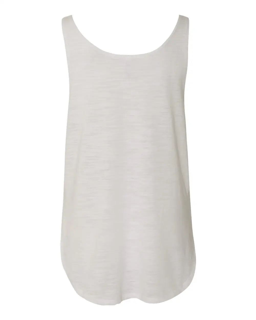 Bella + Canvas 8802b Women’s Flowy Tank with Side Slit - 8802 - White Slub