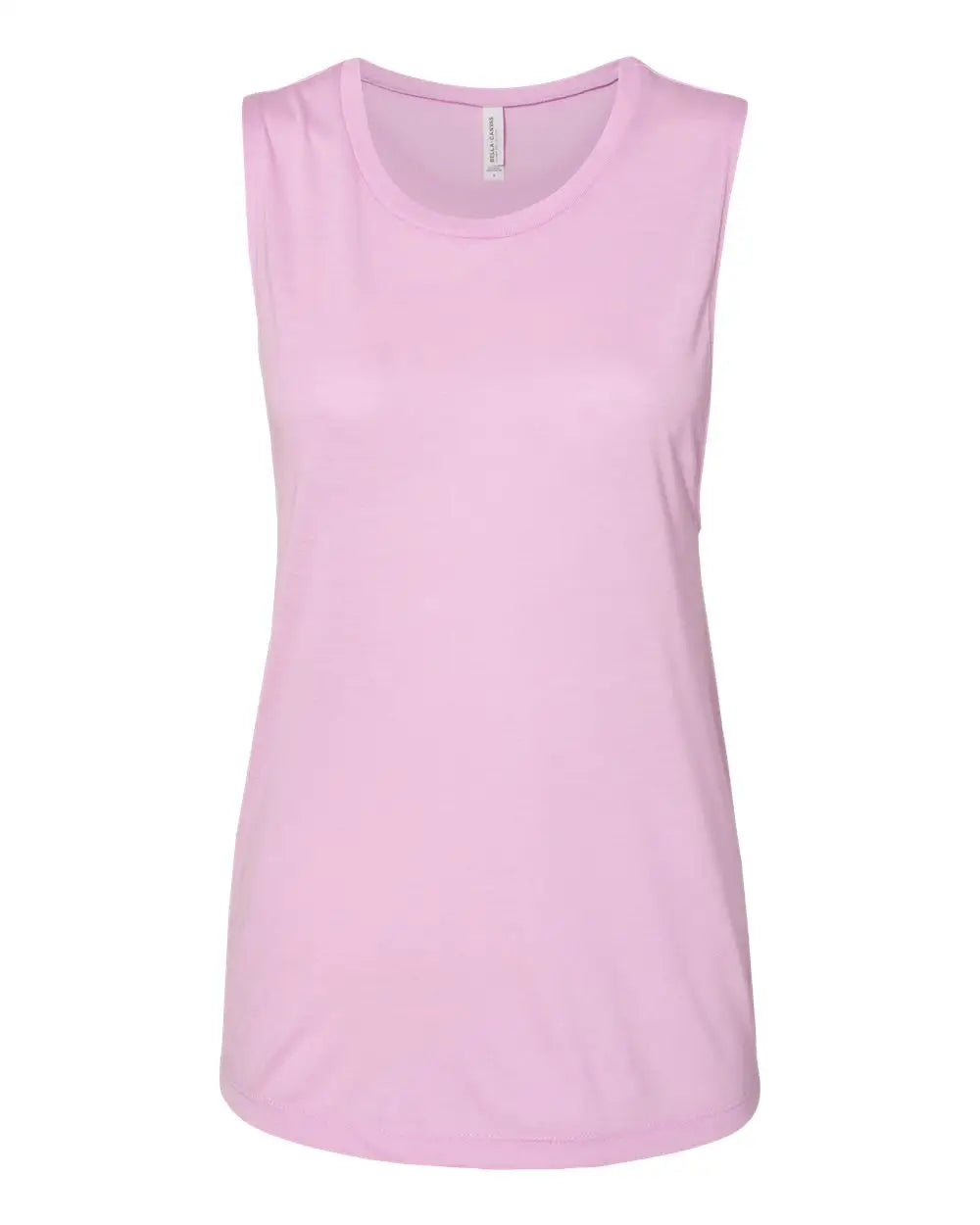Bella + Canvas 8803 Women’s Flowy Scoop Muscle Tank - Lilac - Purple / s