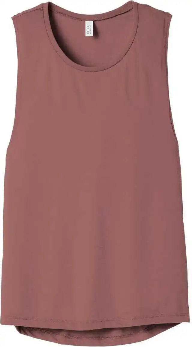 Bella + Canvas 8803 Women’s Flowy Scoop Muscle Tank Mauve