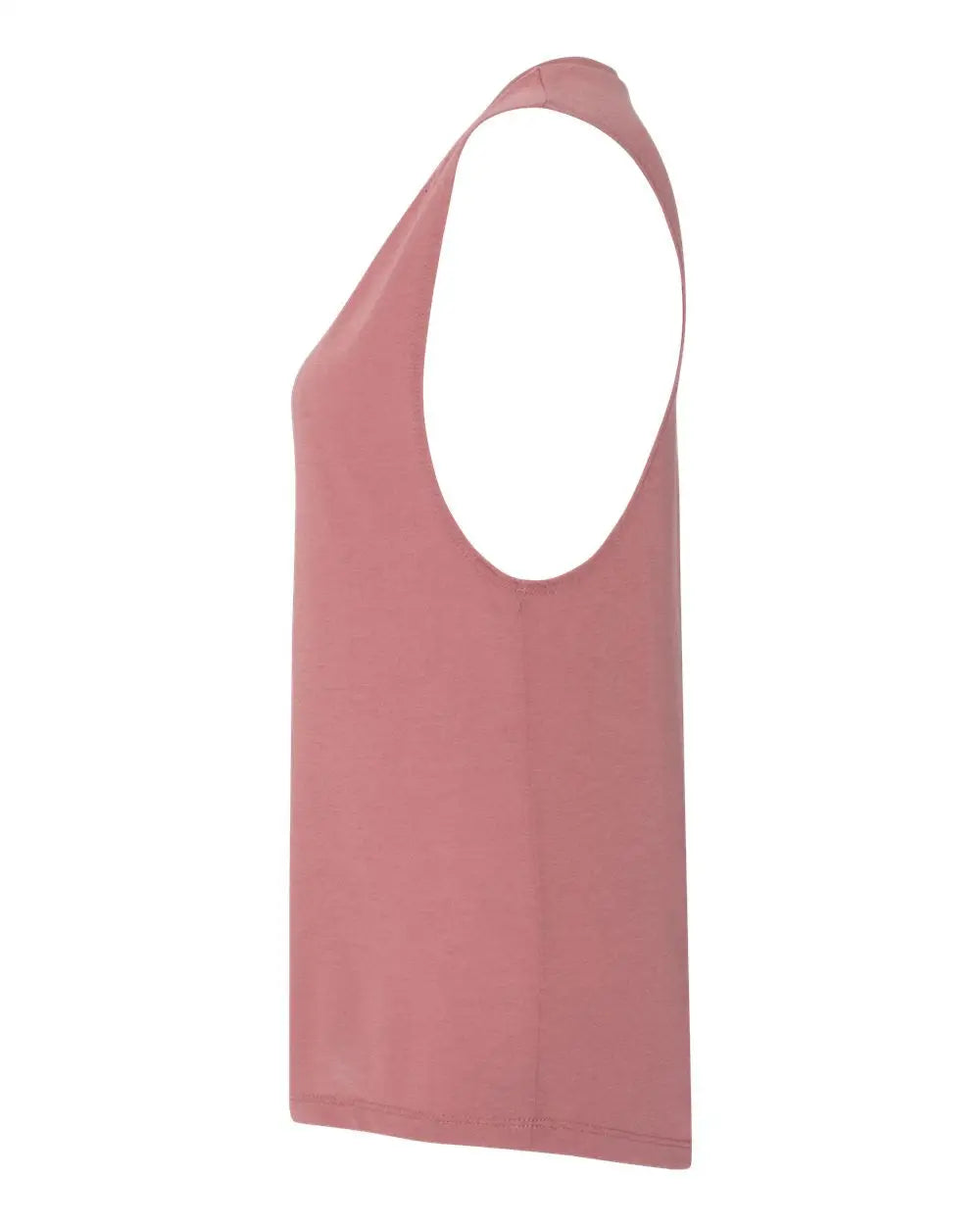 Bella + Canvas 8803 Women’s Flowy Scoop Muscle Tank - Mauve