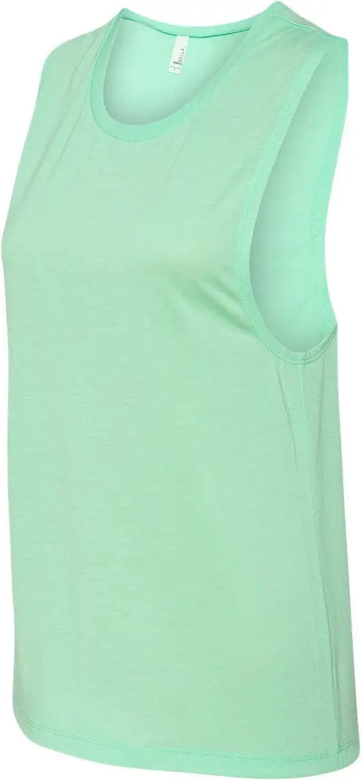 Bella + Canvas 8803 Women’s Flowy Scoop Muscle Tank - Mint