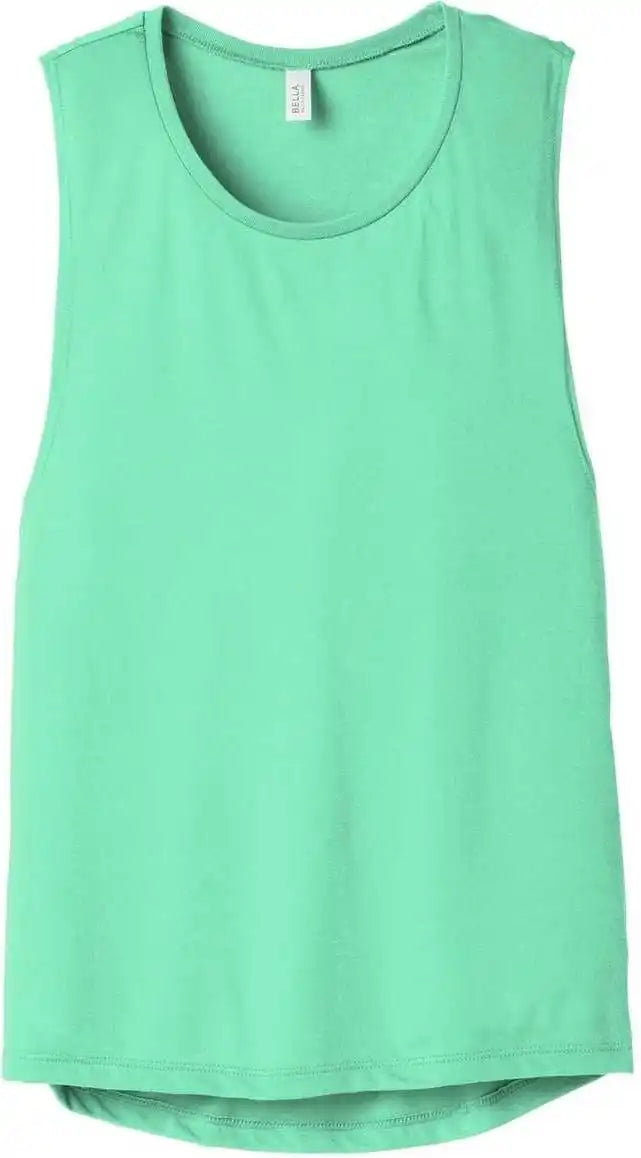 Bella + Canvas 8803 Women’s Flowy Scoop Muscle Tank Mint