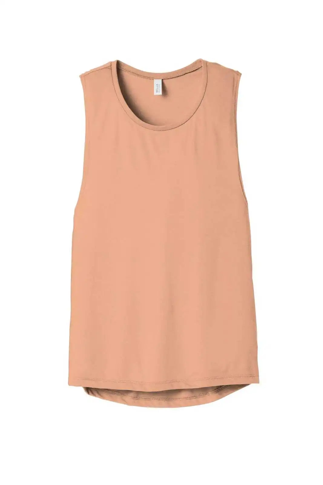 Bella + Canvas 8803 Women’s Flowy Scoop Muscle Tank Peach