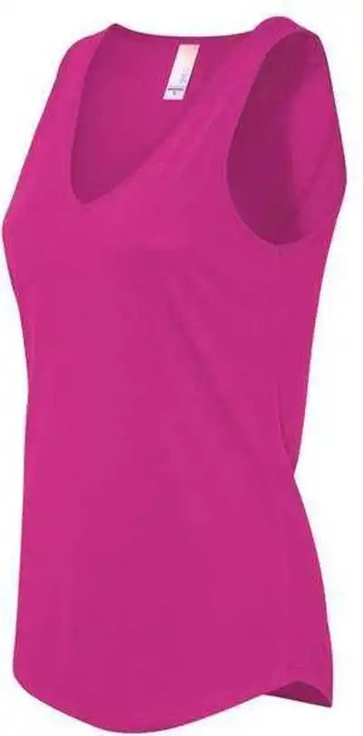 Bella + Canvas 8805 Women’s Flowy V-neck Tank - Berry