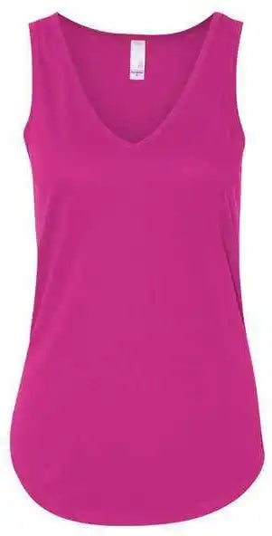 Bella + Canvas 8805 Women’s Flowy V-neck Tank - Berry