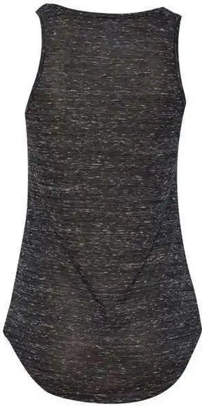 Bella + Canvas 8805 Women’s Flowy V-neck Tank - Black Marble