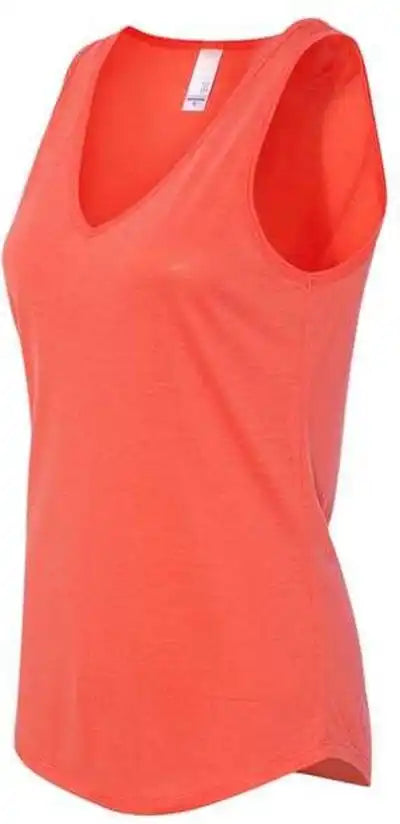 Bella + Canvas 8805 Women’s Flowy V-neck Tank - Coral