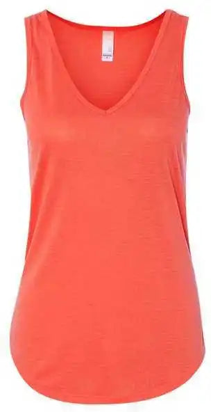 Bella + Canvas 8805 Women’s Flowy V-neck Tank - Coral
