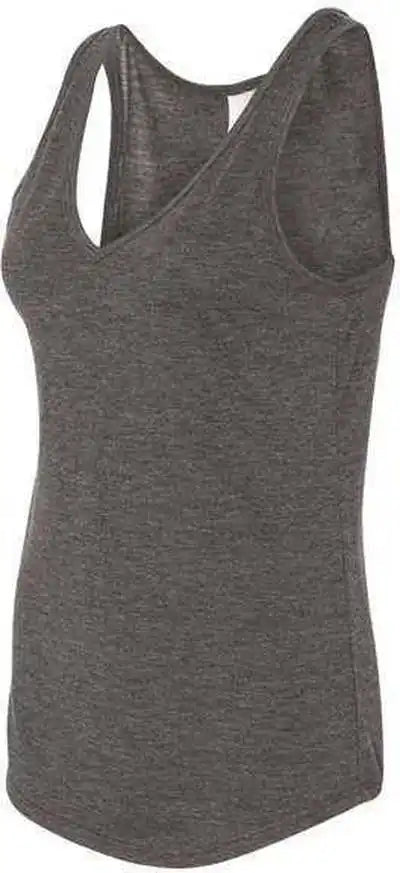 Bella + Canvas 8805 Women’s Flowy V-neck Tank - Dark Grey Heather