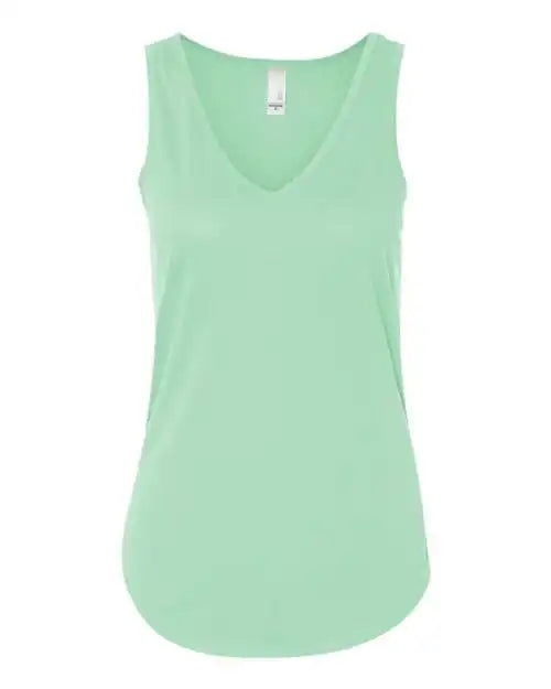 Bella + Canvas 8805 Women’s Flowy V-neck Tank - Mint