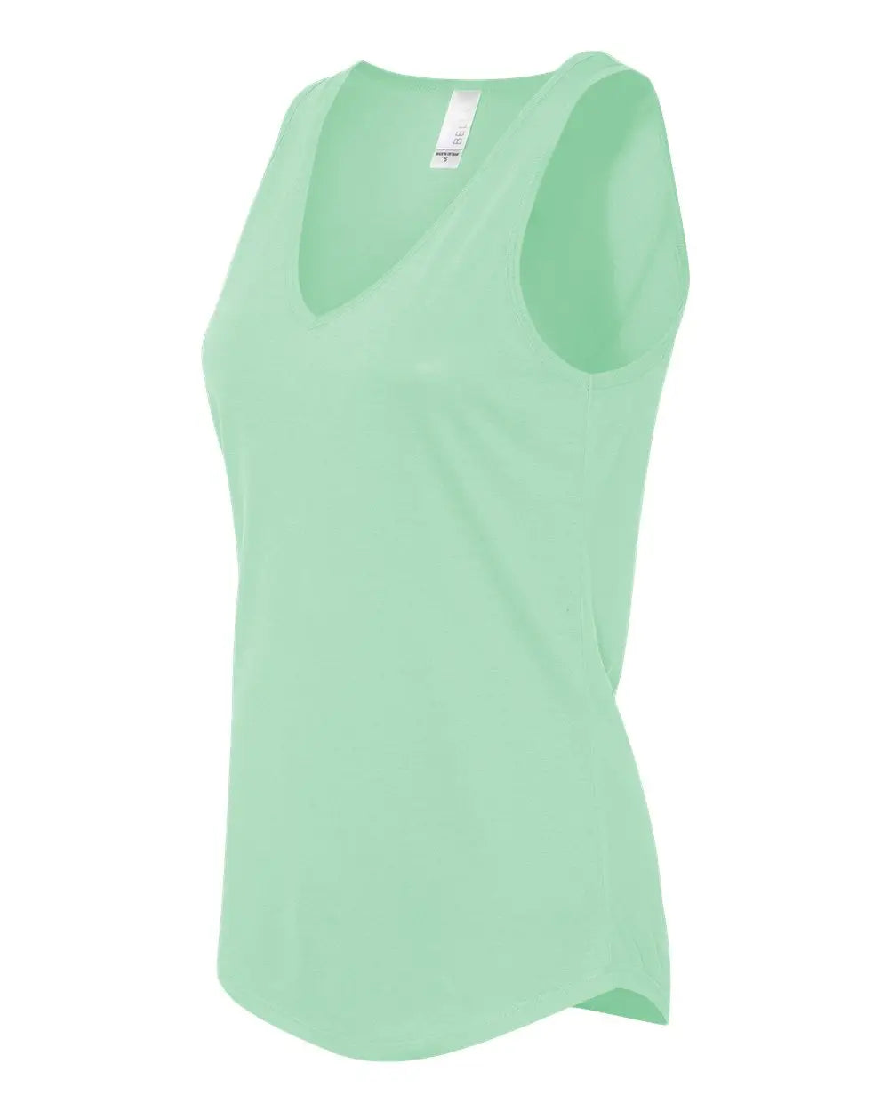 Bella + Canvas 8805b Women’s Flowy V-neck Tank - 8805 - Mint - Ladies s