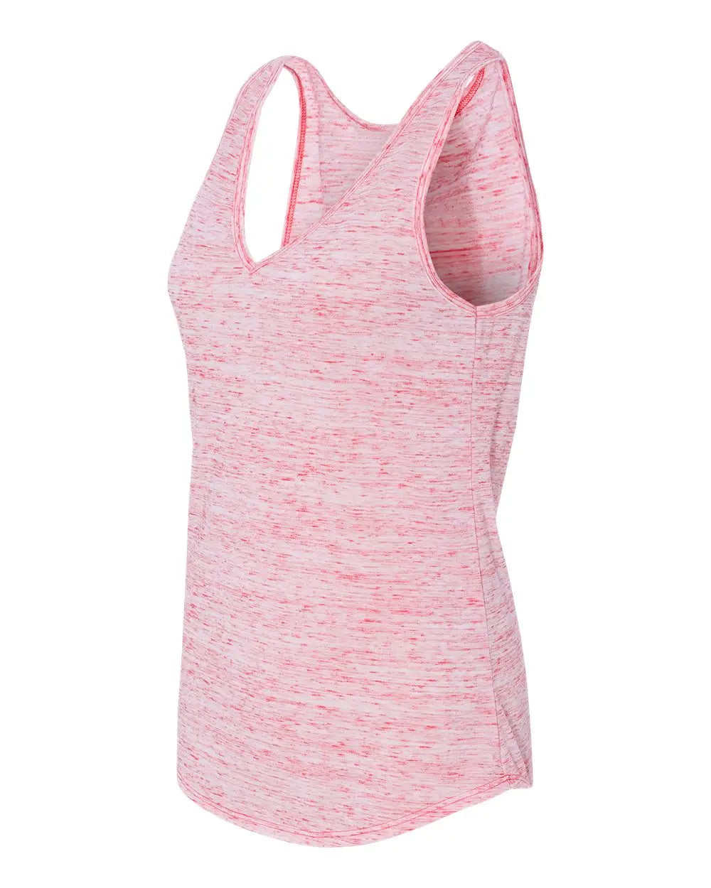 Bella + Canvas 8805b Women’s Flowy V-neck Tank - 8805 - Red Marble